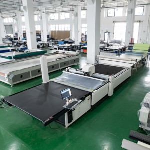 Big Power Olona-dubulẹ 110 mm Fabrics CNC Ige Machine