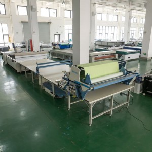 Big Power Multi-lay 110 mm Fabrics CNC Goynta Machine