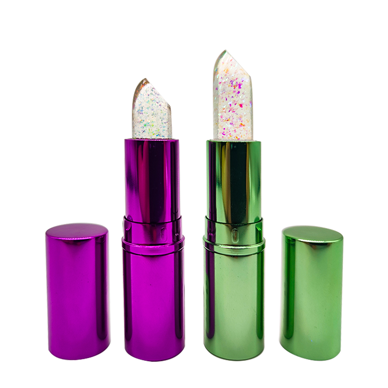 Customized Colorful Leaf Moisturizer Lip Balm Color Changing Lipstick