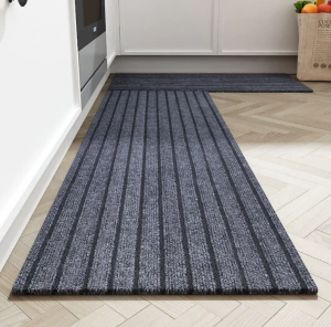 Hot Selling Modern Striped Design Polyester Door Mat Durable Easy Clean for Outdoor Home Use Woven Reasonably Priced