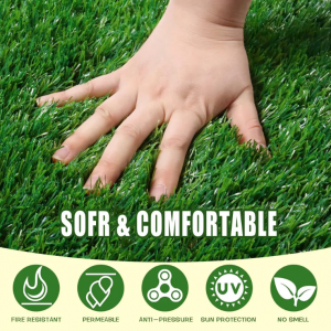 Wholesale Cheap Price Waterproof Fireproof Faux Turf Lawn Grass Carpet Artificial Grass For Carpet Landscaping