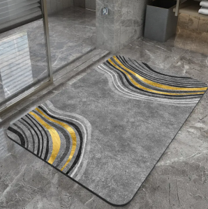 super absorbent mat bathroom waterproof floor mats Bath Rug luxurious toilets carpet anti slip quick drying diatom mud soft mat