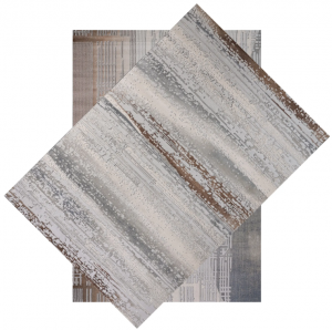 Wilton Modern Striped Woven Carpets High Pile Machine Made Home Carpet