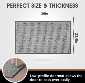 Indoor Entrance Floormat Outdoor Anti Slip Front Door Water Absorbs Mat