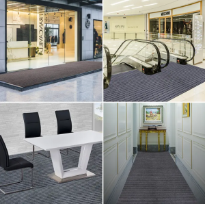 Custom Weather-Resistant Rain Snow Absorbent Anti-slip Carpet Door Mat Roll
