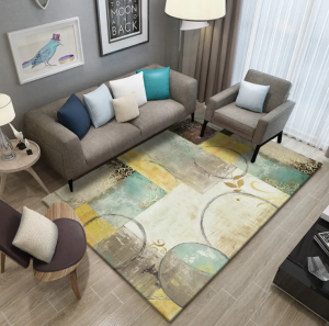 Area Rug Bedroom Bedside Floor Mat Customized 3d Printed Crystal Velvet Carpet Floor Rugs Living Room Polyester Carpet