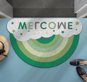 High Quality Rainbow Shaped Back Door Mat Different Size Pvc Mat Floor Mat For Best Price