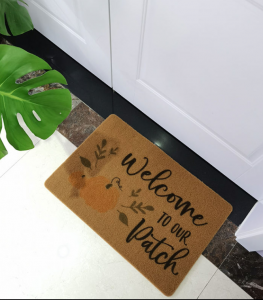 Home & Garden Home Textiles Carpets & Rugs Door Mats Custom Design Printed Door Mats PVC Backing Welcome Entrance Mat Plain Artificial Coir Fiber Coconut Coco Custom Welcome Mat