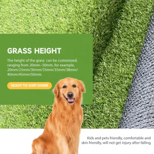 Easy-to-Install Low-Maintenance Artificial Grass for Home Gardens Sports & Indoor Landscaping Made of Synthetic Plastic PP