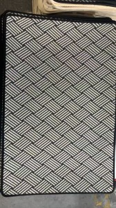 Custom Logo Printed Super Absorbent Door Mat Entrance Rug for House Office Modern Style Polyester Loop Pile Carpet Washable