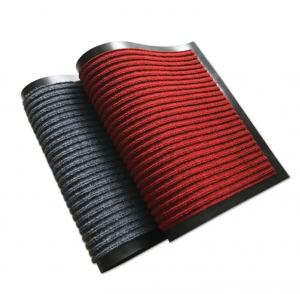 Commercial Office Home Carpet Stripe PVC Backing Door Mat Double Ribbed Entrance Door Mat
