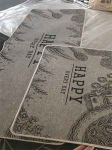 Custom Design Printed Door Mats PVC Backing Welcome Entrance Mat Plain Artificial Coir Fiber Coconut Coco Custom Welcome Mat