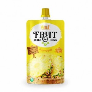 Wholesale Customized Smell Proof Mylar Standup Spout Pouches for Fruit Juice or Baby Food