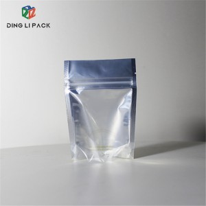 High Quality China Plastic Food Bag, Custom Print Flat Bottom Food Packaging Pouch
