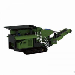 Crawler-type mobile small jaw crushing station (with generator set) oil-electric dual-purpose/TP-57/TP-106(75)