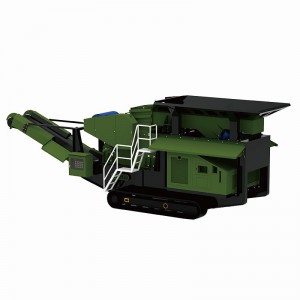 Crawler-type mobile small jaw crushing station (with generator set) oil-electric dual-purpose/TP-57/TP-106(75)