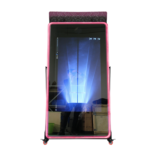 Foldable Flash Full Mirror Touch Screen Photo Booth