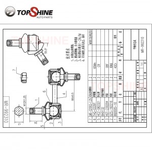 54822-H1000 Car Suspension Parts Auto Spare Parts Stabilizer Links for Hyundai