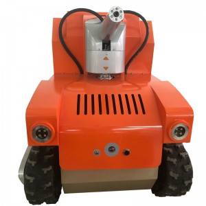 RXR-Q100D ina ni oye omi owusu iná extinguishing robot