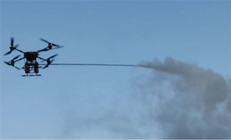 LT-UAVFP Fire extinguishing unmanned aerial vehicle (UAVS) 
