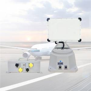 Radar di sorveglianza dei droni radar di rilevamento Uav per veicoli aerei senza pilota da 5 km