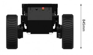 TIGER-04 6X6 Telaio robot con ruote differenziali