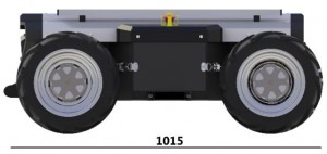 Differential-Roboterfahrwerk mit Rädern (TIGER-01)