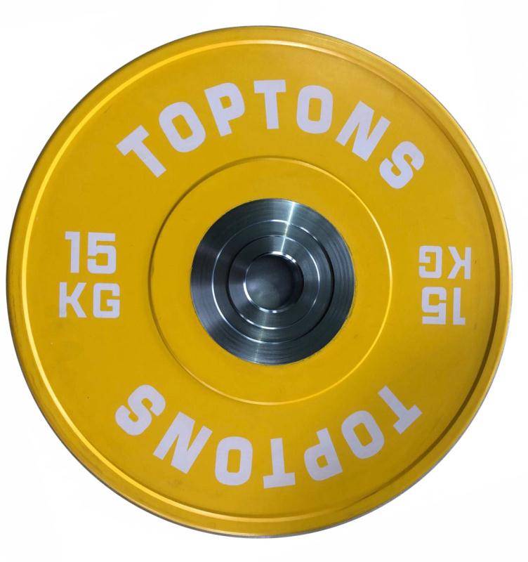 Weight Lifting Rubber Plates Round Customized Logo And Label Colorful Barbell Plates