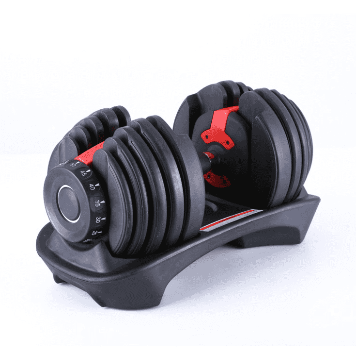 Gym weight lifting Factory Supply Directly Custom logo 24kg automatic adjustable dumbbell