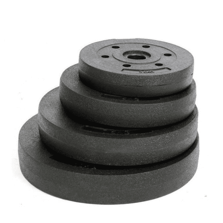 Wholesale Cheap Dumbbell Barbell Plastic Cement Sand Filled Weight Plate