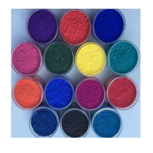 gyzgyn işjeň poroşok reňkini üýtgedýän pigmentler Termohrom pigmenti