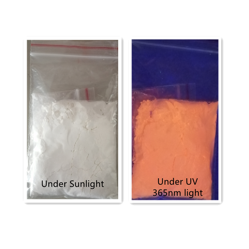 Invisible Orange Glow in the Dark & UV Powder