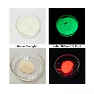 Invisible UV Fluorescent Pigment 365nm/254nm for Security Ink Red Yellow Green Blue