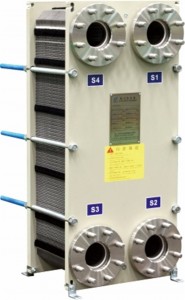 Detachable plate heat exchanger