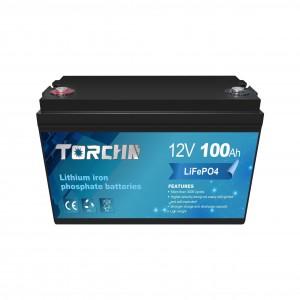 Литиумска батерија со висока енергетска ефикасност 12v 100Ah