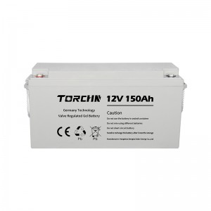 TORCHN Deep Cycle AGM Batteri 12 Volt 150Ah