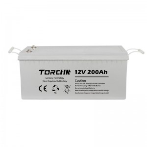 TORCHN Deep Cycle Gel baterija 12v 200ah Proizvajalec