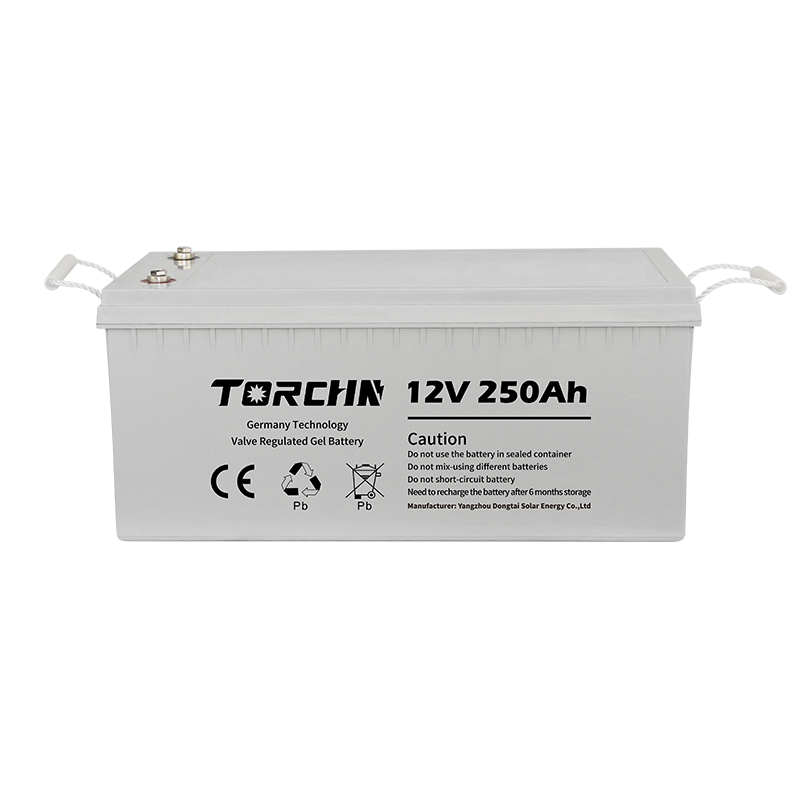 TORCHN solarni gel 12v baterija 250ah globok cikel za uporabo pri shranjevanju sončne energije