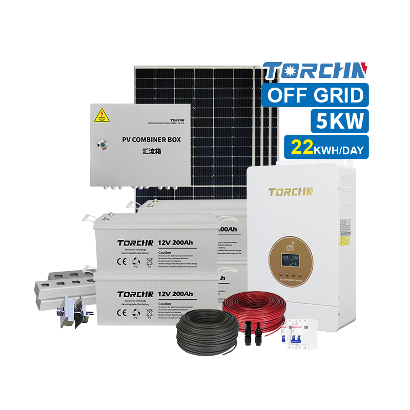 TORCHN 5KW Off Grid Solar System Residential Solar Kit