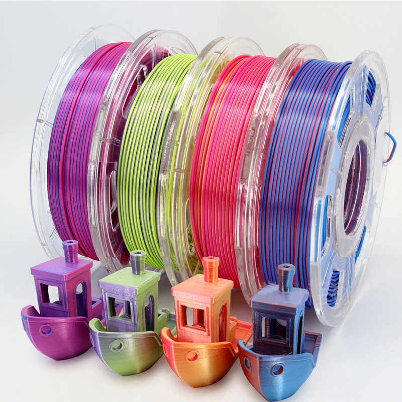 Magic PLA Filament 3D Printing Dual Color Pla Filament