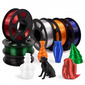 PETG Filament with multi-color for 3D printing, 1.75mm, 1kg