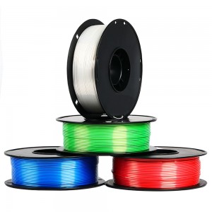 Silk PLA 3D Filament With Shining Surface, 1.75mm 1KG/Spool