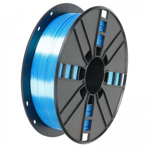 PLA Silk 3D filament blue 1.75mm