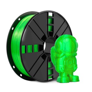 Green 3D filament PETG for FDM 3D printers
