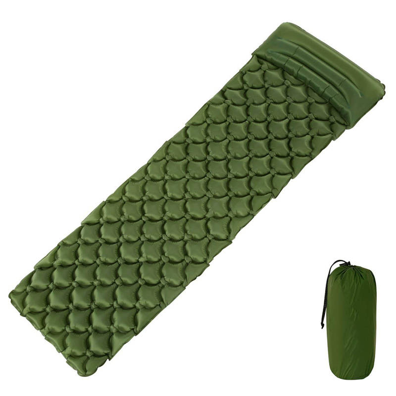 OEM Supply Camping Med Kit - Inflatable Sleeping Pad Ultralight Lightweight Foot Press Damp Proof Air Pad – ETONE