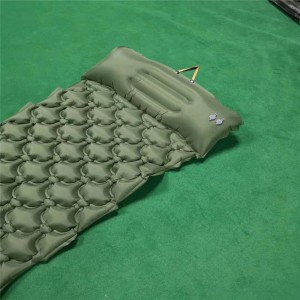 Inflatable Sleeping Pad Ultralight Lightweight Foot Press Damp Proof Air Pad
