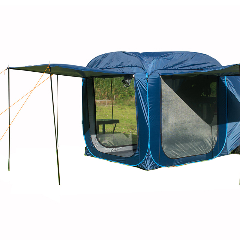 Rear car tent 1-2 people Vanit car awning pop-up tent freestanding ME64  orange DPL1 ✓ Buy now!