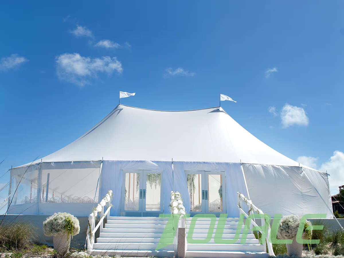 Elegance Under the Stars: The Magic of a Pole Wedding Tent