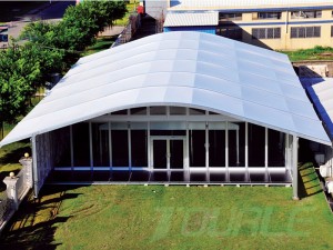 Arch Roof Top Luksus Event Marquee Transparent Party Bryllupstelte