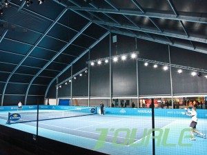 Carpa de tenis estándar Carpa deportiva para eventos TFS de 40 m de ancho